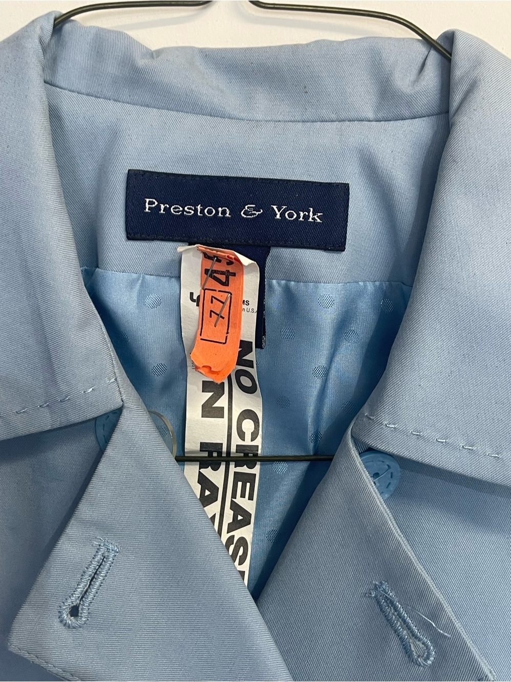 Preston & York Blue Skirt Suit Set Women’s Size 6 Career Office Classic - Picture 4 of 12